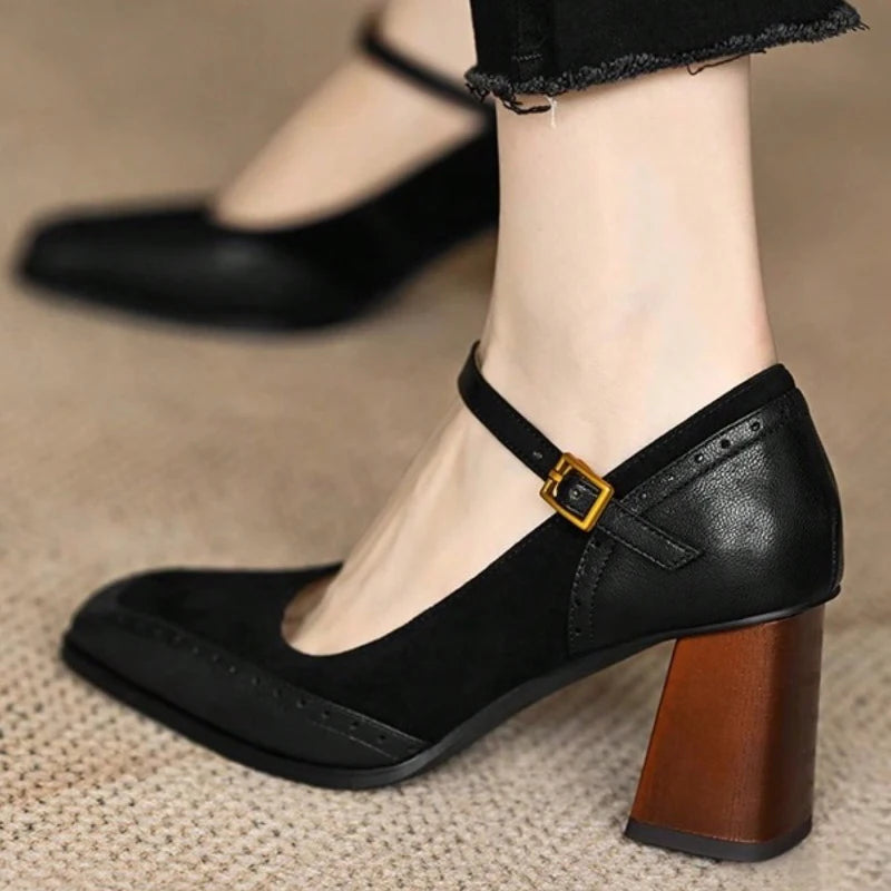 Belmont Buckle Heel
