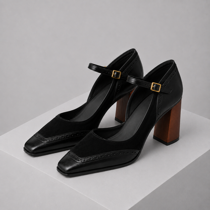 Belmont Buckle Heel