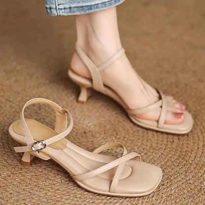 Elsen Kitten Heel Sandal