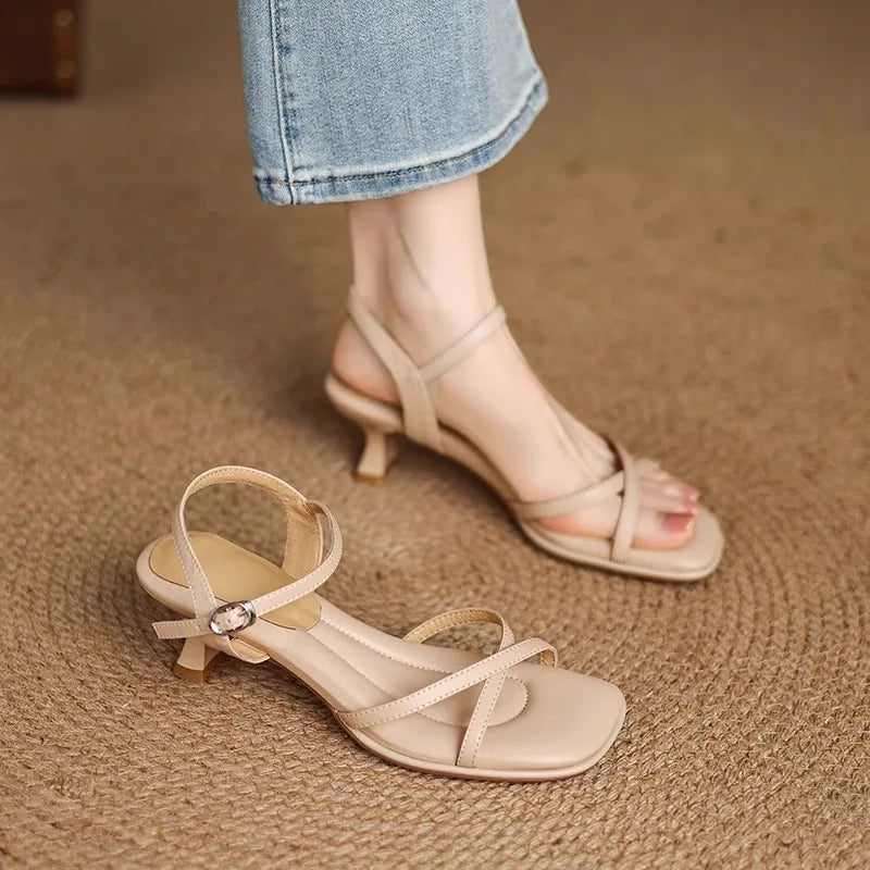 Elsen Kitten Heel Sandal