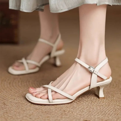 Elsen Kitten Heel Sandal