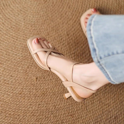 Elsen Kitten Heel Sandal