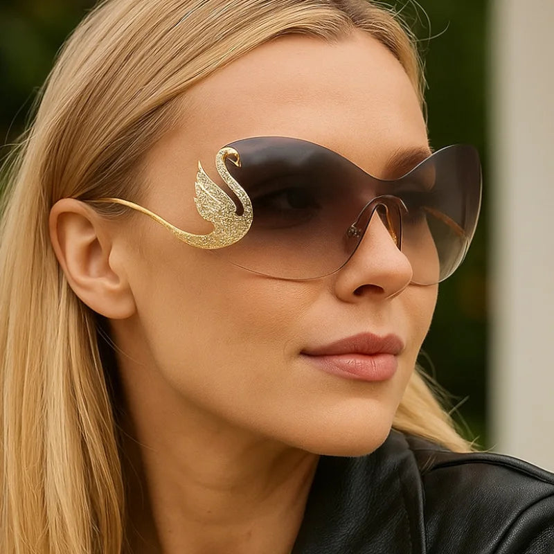 Velour Swan Shades