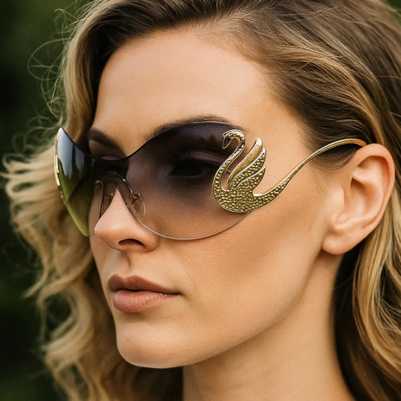 Velour Swan Shades