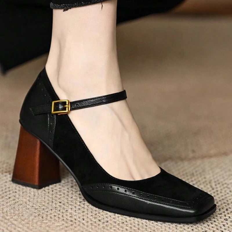 Belmont Buckle Heel