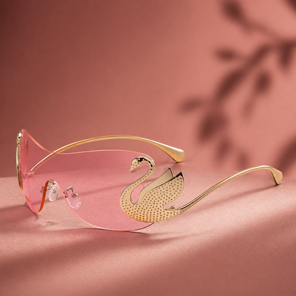 Velour Swan Shades